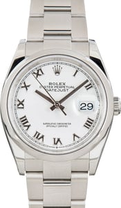 Rolex Datejust 36 Stainless Steel 126200 White Dial