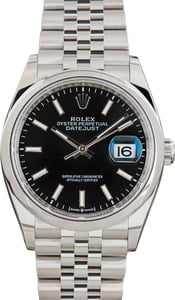 Pre-Owned Rolex Datejust Ref 126200 Black