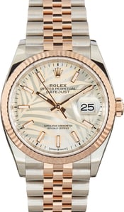 Pre-Owned Rolex Datejust 36 Ref 126231 Palm Motif Dial