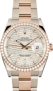Pre-Owned Rolex Datejust 36 Ref 126281 Fluted Motif Dial