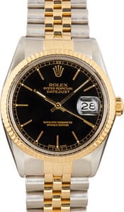 Rolex Datejust 16013 Black Index Dial