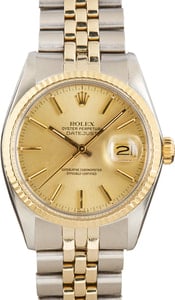 Used Rolex Datejust 16013 Champagne