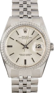 Pre-Owned Rolex Datejust 1603 Silver Dial