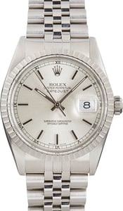 Pre-Owned Rolex Datejust 16030 Silver Dial