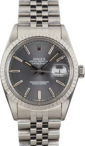 Rolex Datejust 36 Ref 16030 Slate Dial