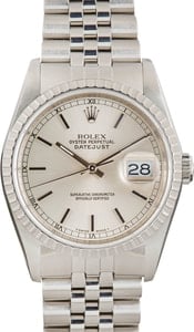 Rolex Datejust 36 Silver Dial 16220 Stainless Steel