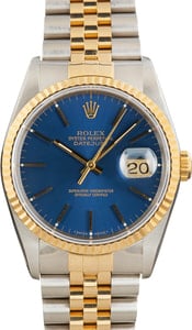 Rolex Datejust 16233 Blue Dial