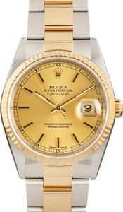 Rolex Datejust 16233 Champagne Dial