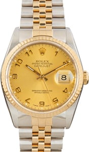 Rolex Datejust 36 16233 Champagne Dial