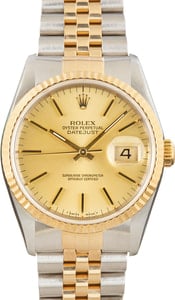 Rolex Datejust 16233 Champagne Dial