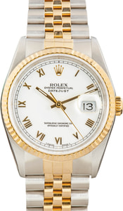 Rolex Datejust 16233 White Dial