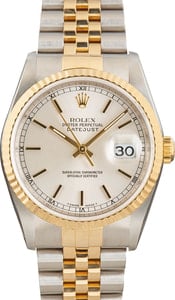 Rolex Datejust 16233 Silver Dial