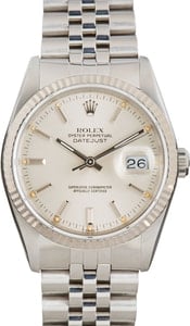 Rolex Datejust Ref 16234 Silver Dial