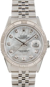Rolex Thunderbird Datejust 16264 Mother Of Pearl Dial