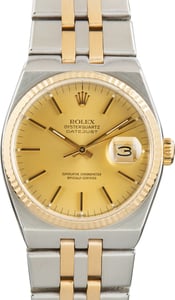 Used Rolex Datejust Oysterquartz Ref 17013 Champagne