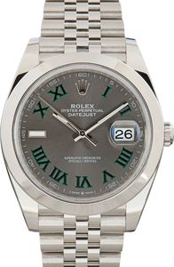 Used Wimbledon Dial Rolex Datejust 41 Ref 126300 Jubilee Band