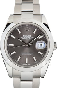 Used Rolex Datejust 41 Ref 126300 Slate Dial