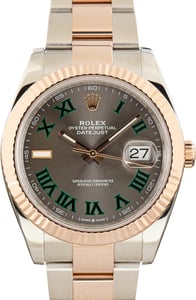 Pre-Owned Wimbledon Dial Rolex Datejust 41 126331