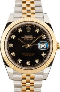 Rolex Datejust 41 126333 Black Diamond Dial
