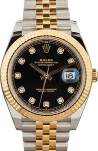 Rolex Datejust 41 Ref 126333 Black Dial