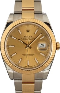 Used Rolex Datejust 126333 Champagne Index Dial
