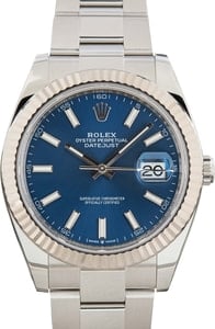 Men's Rolex Datejust 41 Ref 126334 Blue Dial