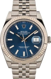 Pre-Owned Rolex Datejust 41 Ref 126334 Blue Dial