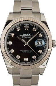 Men's Rolex Datejust 41 126334 Diamond Dial