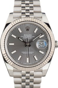 Used Rolex Datejust 41 Slate Dial Ref 126334 Jubilee Bracelet