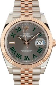 Used Rolex Datejust 41 Ref 126331 Slate Wimbledon Dial