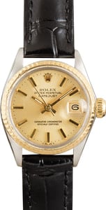Ladies Rolex Datejust 6517 Steel & Yellow Gold