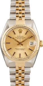 Rolex Datejust 6827 31MM Steel & Yellow Gold