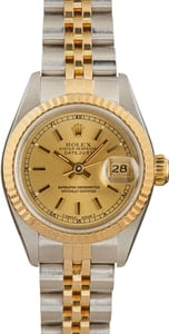 Pre-Owned Ladies Rolex Datejust 69173 Champagne Dial