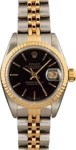 Ladies Rolex Datejust 69173 Black