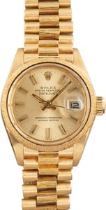Lady Rolex Datejust 6927 Barked Finish