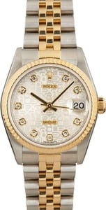 Rolex Datejust 78273 Stainless Steel & 18k Yellow Gold