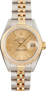 Ladies Rolex Datejust ref 79173 Champagne Dial