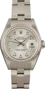 Rolex Lady-Datejust 79174 Silver Diamond Dial