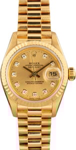 Rolex Ladies President 79178 Diamond Dial