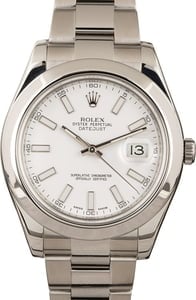 Rolex Datejust II 116300 White Dial