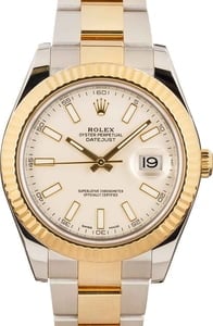 Rolex Datejust 41MM Two-Tone Ivory