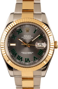 Rolex Datejust II 116333 Slate Roman Dial