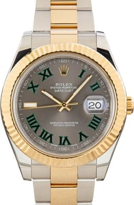 Used Rolex Datejust II 116333 Slate Wimbledon Dial