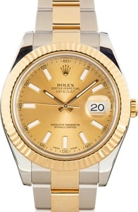 Used Champagne Dial Rolex Datejust II Ref 116333