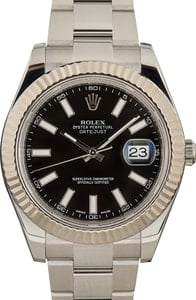 Rolex Datejust II 116334 Black Dial