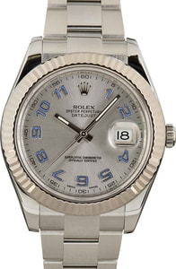 Rolex Datejust II Ref 116334 Lilac Arabic Markers