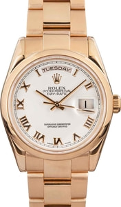 Rolex Day-Date 118205 Everose Gold Oyster