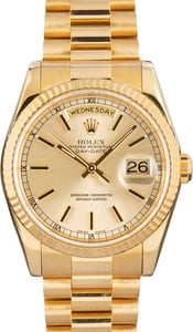Buy Used Rolex President 18349 | Bob's Watches - Sku: 149591