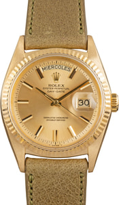 173019 Rolex Day-Date 1803 Champagne Pie Pan Dial