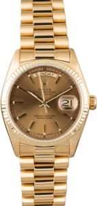 PreOwned Rolex Day-Date 18038 Bronze Dial